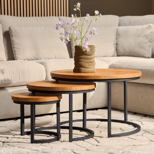 STF-3019-1-1-540x540-1.jpg Couchtisch Britt | 3er-Set | Mangoholz | NEU - Image 1
